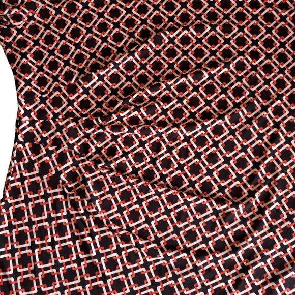 peter Nygard Casual Boho Geometric Print Summer Tunic Top Blouse. Size Small - Picture 3 of 5